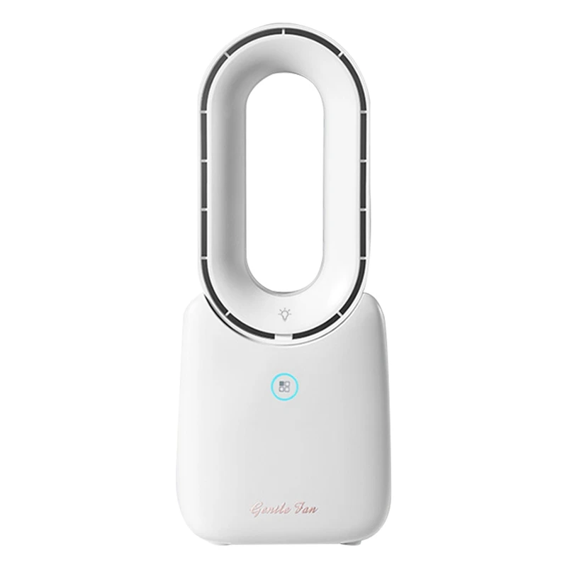 

Portable USB Charging Desktop Cooling Fan Office Dormitory Desktop Small Appliances Mute Leafless Fan