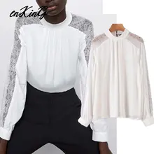 #Special Offers 2019 women lace patchwork hollow out za blouses oversized long sleeve white shirts female casual stylish tops blusas mujer #Special Offers 2019 women lace patchwork hollow out za blouses oversized long sleeve white shirts female casual stylish tops blusas mujer