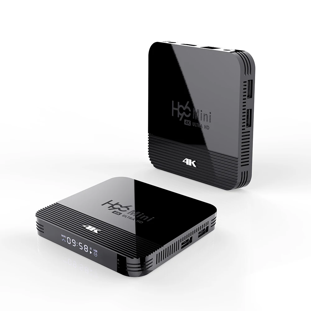 H96 мини H8 Android 9,0 ТВ приставка RK3228A 4K Смарт ТВ приставка H.265 2,4G 5G Wifi Google плеер четырехъядерный медиаплеер Bluetooth 4,0