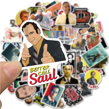 

TD ZW 50 Pcs/lot Better Call Saul Stickers Classic Drama Sticker On Laptop Car Phone Luggage Motorcycle PVC Waterproof Decal