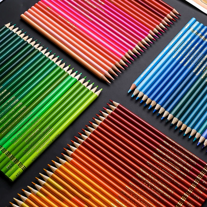 Sketching Painting Oil Pencil 48/72/120/160 Colors Professional  Watercolor Wood Colored Pencils painting Drawing colour colours