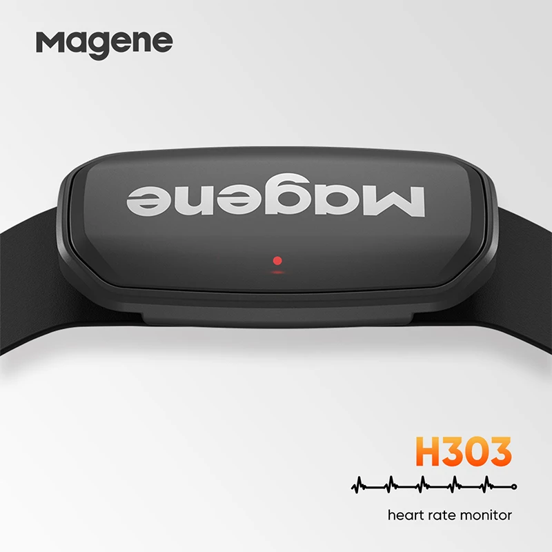 Magene H003 Capteur de fréquence cardiaque pour GARMIN Bryton IGPSPORT  Ordinateur fonctionnant Bluetooth Compatible ANT + Bike Monitor Capteur de  cyclisme