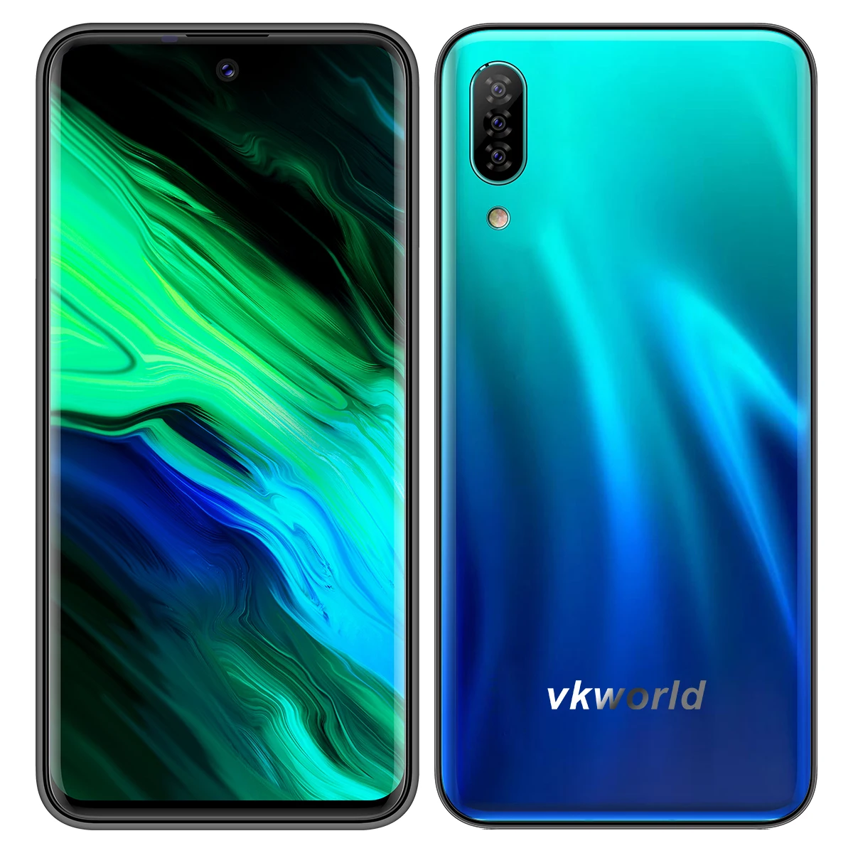 VKWORLD P30 6,4" Ударный экран смартфон Android 9,0 6 ГБ+ 128 Гб 16 МП MTK6763 Восьмиядерный 4G LTE мобильный телефон