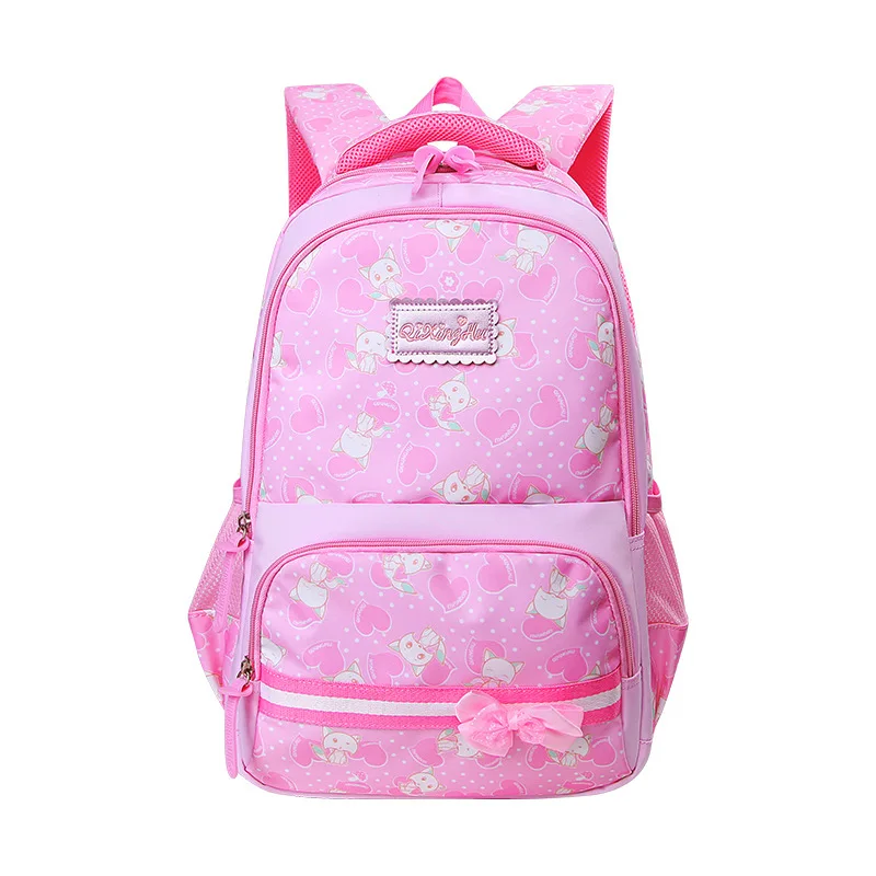 

Seven stars hu New Style Young STUDENT'S Girl'S Korean-style Cute Princess Bow School Bag Secondary School Girl'S GIRL'S Childre
