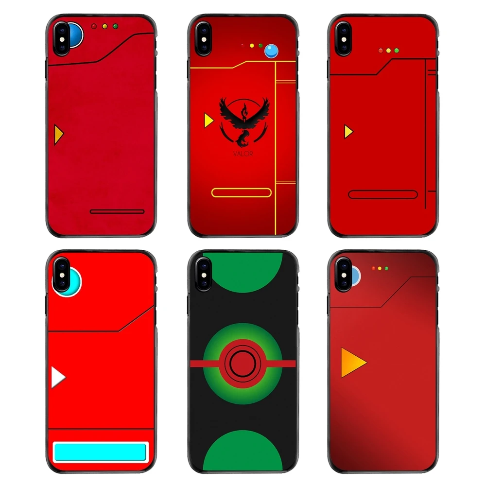 Pour Red Pokedex Alt Art Poster For Samsung Galaxy Note 2 3 4 5 S2 S3 S4 S5 MINI S6 S7 edge S9 S8 Plus Plastic Black Cover Case |