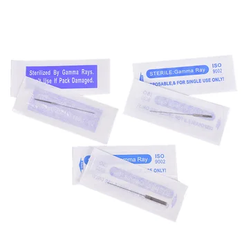 

100pcs Disposable Sterilized Professional Tattoo Needles 3F 5F 7F permanent makeup needles makeup agulha