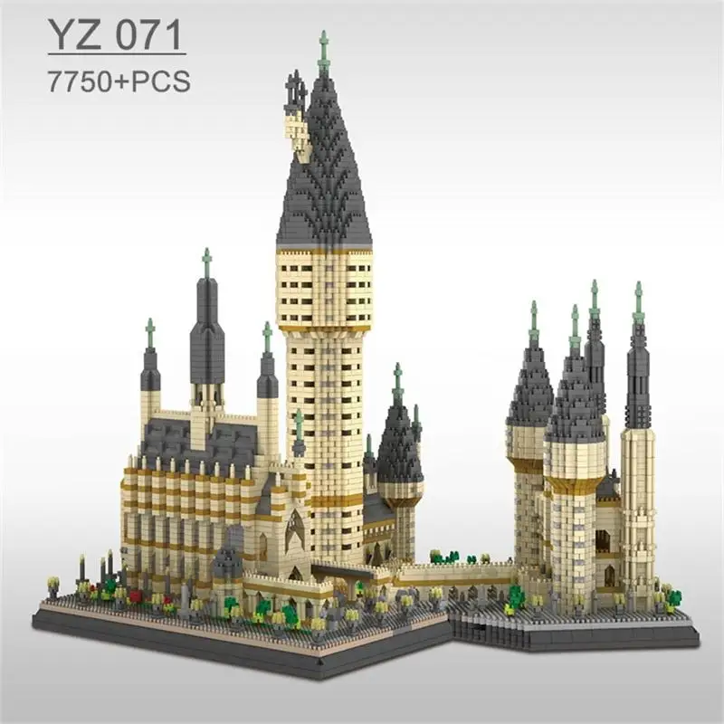 7750 шт YZ мини архитектурные блоки Строительные кирпичи Harri Волшебные школьные детские игрушки Эйфелева башня модель замок для детей Подарки 071 - Цвет: YZ071 no box