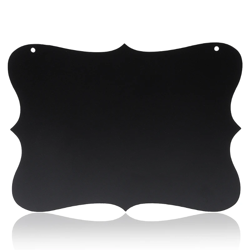 

Rectangle Hanging Wood Blackboard Double Sided Erasable Chalkboard Message Board AXYF