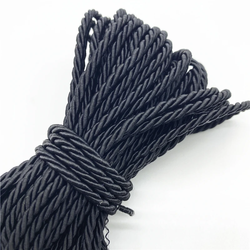10yards/Lot 3mm 3-Strand Paracord Rope Polypropylene Rope For Home Decoration Accessories DIY Handmade Home Textile Decoration polypropylene rope
