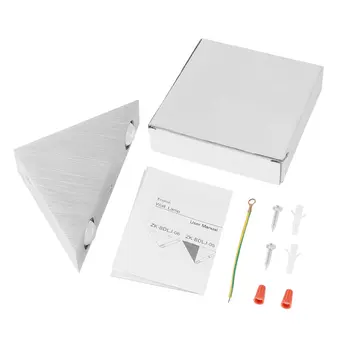 

High Power Trigonal Wall Sconce Super Bright 1W LED Wall Light Portable Patio Lamp Durable Modern Decorative Light