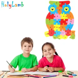 Puzzle animaux en bois pour enfants, 26 lettres de reconnaissance, jouets éducatifs pour bébés, 11.11 