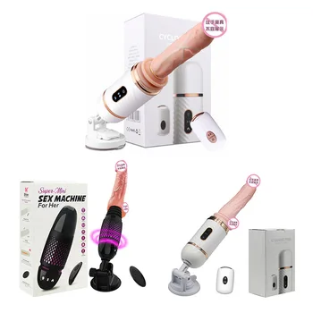 Wireless Remote Control Automatic Masturbation Pumping Gun Sex Machine Telescopic Dildo Vibrators for Women Sex Toys for Women 3