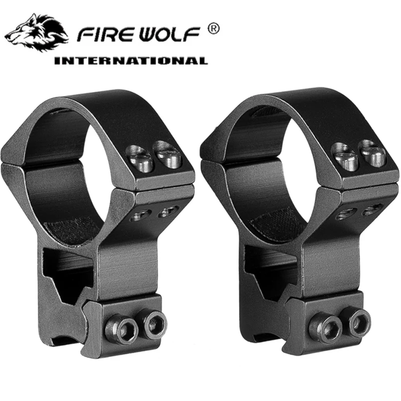 30mm Ring Scope Mount High Profile Double Screw Strap 11mm Doverail Rail Base Lasers Flashlight Hunting 1 Pair | Спорт и развлечения