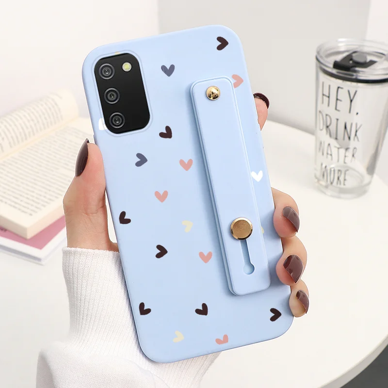 silicone case samsung Dây Đeo Cổ Tay Silicone Mềm Khủng Long Dễ Thương Trường Hợp Dành Cho Samsung Galaxy Samsung Galaxy A02s Một 02 S Ao2s Tay Giá Đỡ Đứng Dành Cho một 02 S 6.5" silicone cover with s pen Cases For Samsung