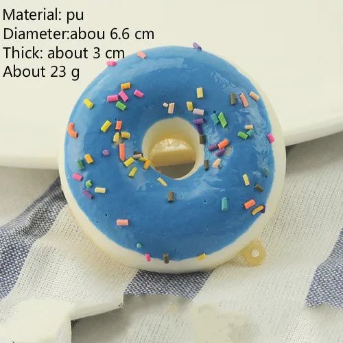 Fake Dessert Colorful Granular Donuts