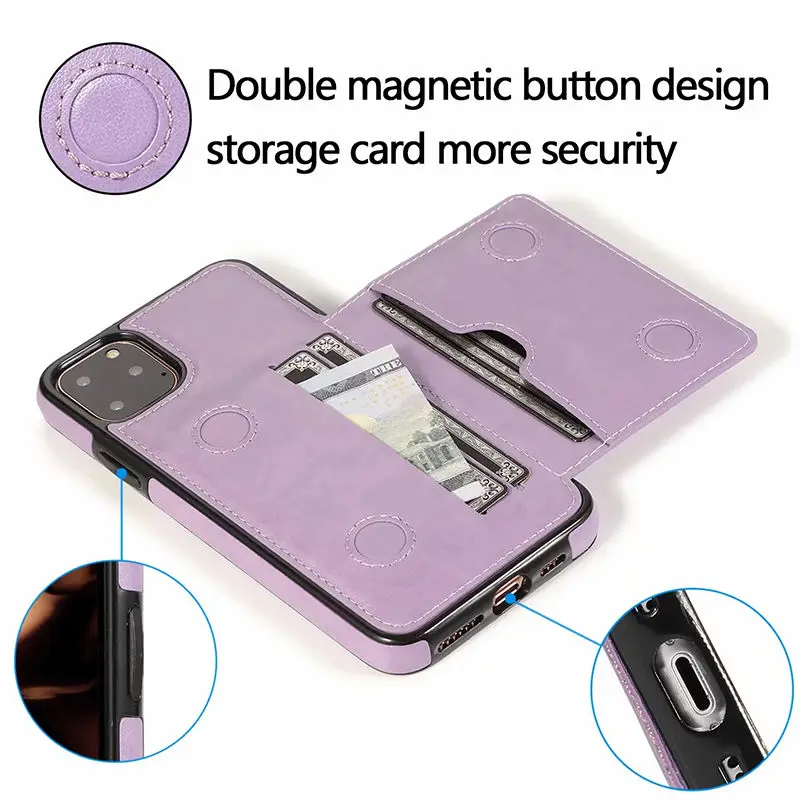 Магнитный чехол-кошелек из искусственной кожи, чехол для телефона iPhone 11 Pro Max X XS Max XR 8 7 6 6s Plus, роскошный чехол с отделением для карт