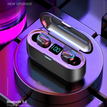 

HATOSTEPED Auricolar TWS Capsule No wires V5.0 Bluetooth Auricolar Low Coffee Sound Stereo Auricolar Sport For Mi Iphone