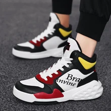 Новинка; удобная мужская обувь; спортивная обувь; брендовая Уличная обувь с высоким берцем на резиновой подошве