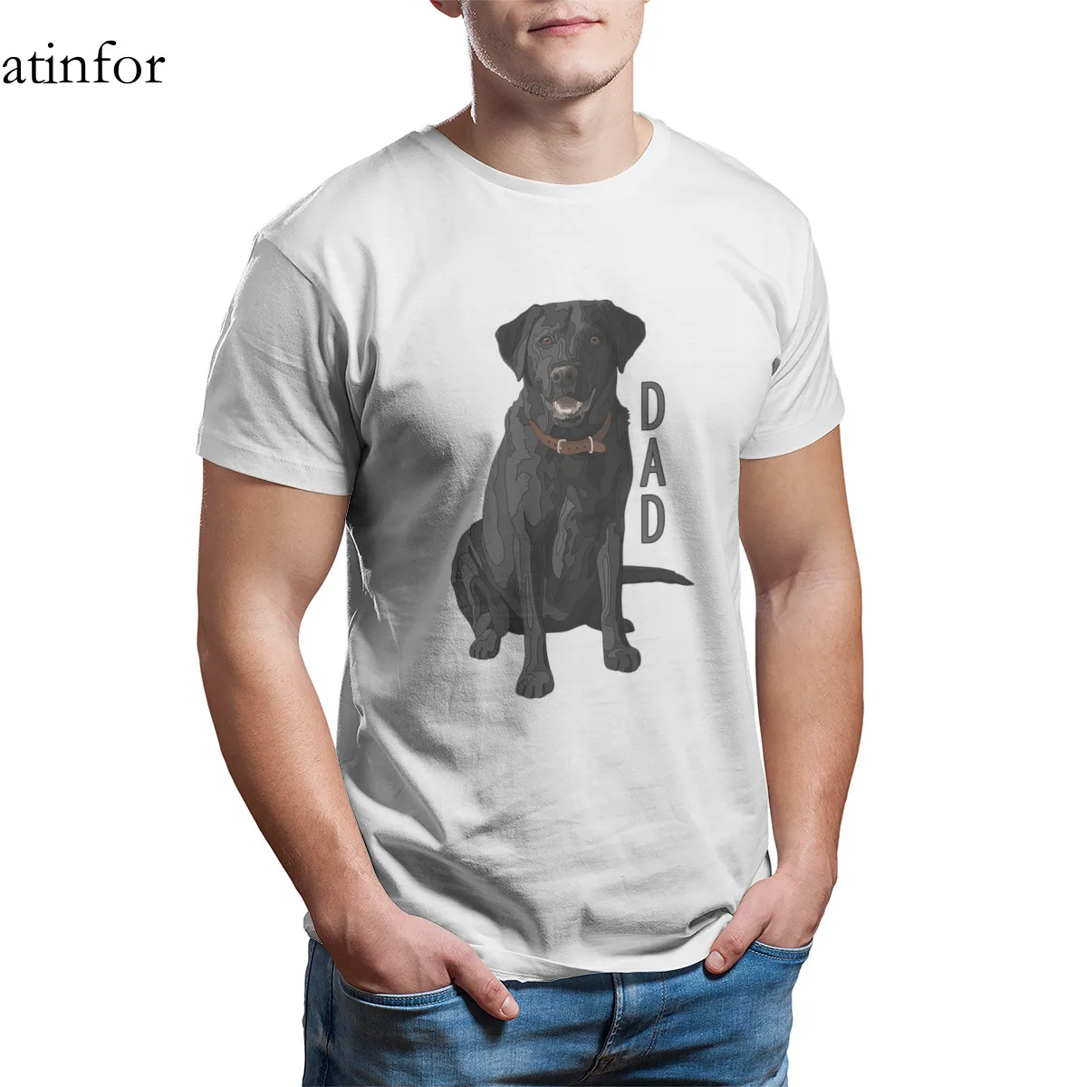 Lab Dad Black Labrador Retriever Dog 
