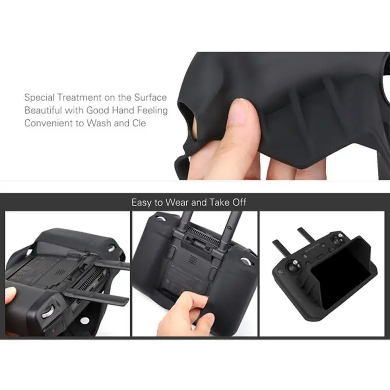 Sunnylife защитный силиконовый чехол с капюшоном для DJI MAVIC 2 Smart контроллер Дрон аксессуары наборы