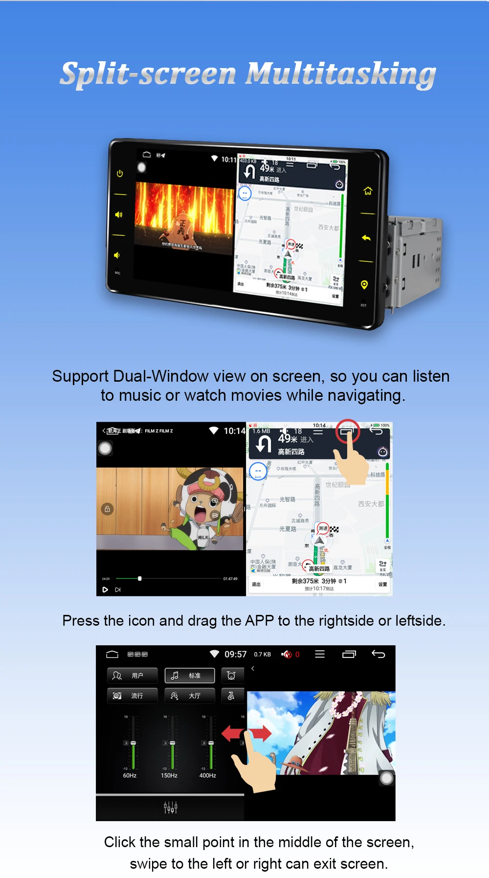 6,2 ''1 din Автомобильный Радио стерео плеер gps Android 8,1 Восьмиядерный с 4G sim-картой беспроводной Carplay авто радио универсальное головное устройство