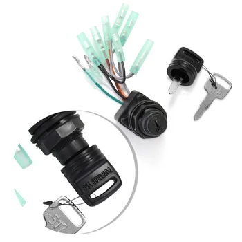 

Hot Motor Ignition Key Switch Assembly for Suzuki Outboard Control Box Metal Ignition Switch Key