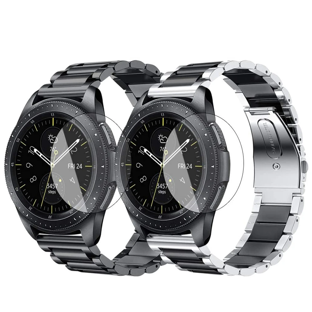 Ремешок для часов Samsung Galaxy Watch Gear S3 Classic Frontier 46 42 мм с защитной пленкой активных 2 40 44
