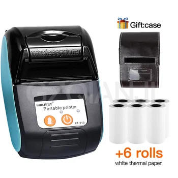 

POS Wireless Mini 58mm Bluetooth Printer Portable Thermal Receipt Printer For Mobile Phone Android iOS Windows Pocket Bill Print
