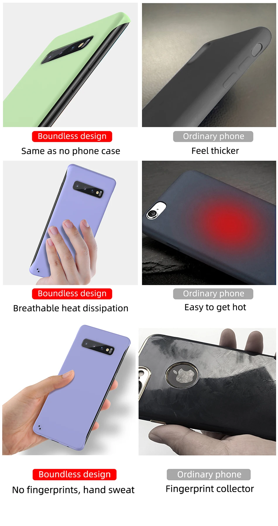 Безрамное чехол для samsung Galaxy S10 S10e Примечание 10+ плюс A10 A20 A30 A50 A40 A70 M20 A7 конфеты чехол s Жесткий матовый поликарбонатный чехол