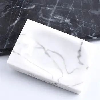 

Fashion Soap Tray Fashion Creative Marble Resin Soap Holder Soap Dish Bathroom Soap Dish Storage Box for Home Decor