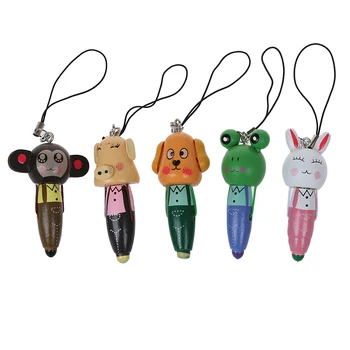 

5 X Ballpoint pen black ink pen multifaceted animals Chic