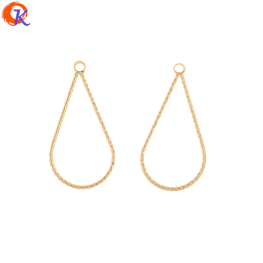 

Cordial Design 100Pcs 12*15MM Jewelry Accessories/Hand Made/Earring Findings/Genuine Gold Plating/Drop Shape/DIY Jewelry Making