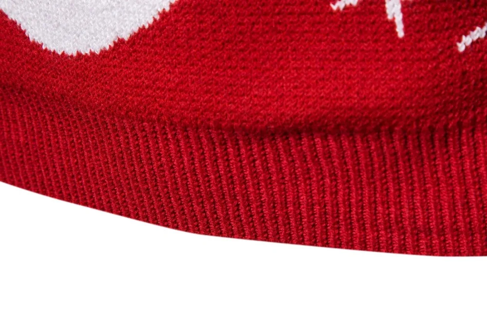 Зимний Рождественский свитер Санта-Клаус Свободная Толстовка для мужчин и женщин пуловер Новинка вязаный джемпер хип-хоп Уличная верхняя одежда