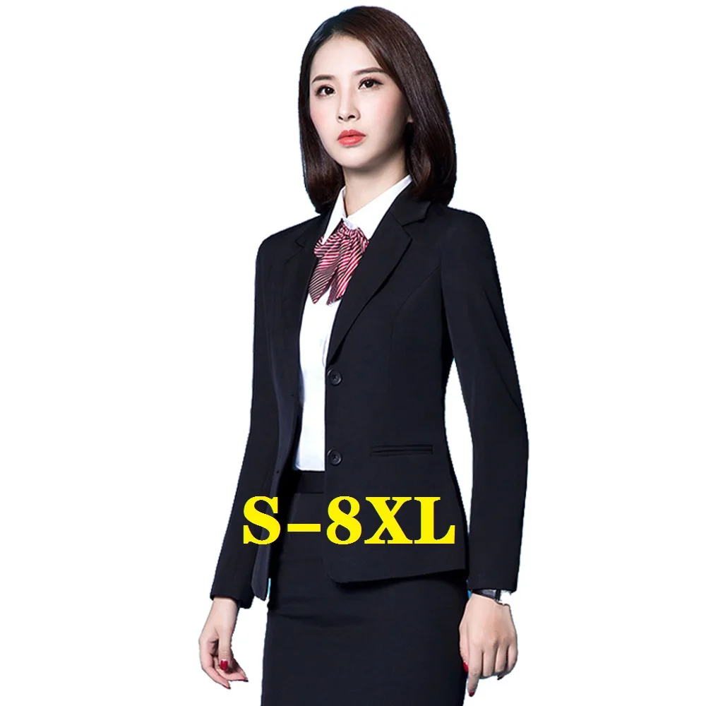 Blazers Women's jacket Plus Size Blazer Women Jacket Female Oversize Coat Womens Lady Office Tops Women's clothing Free Shipping