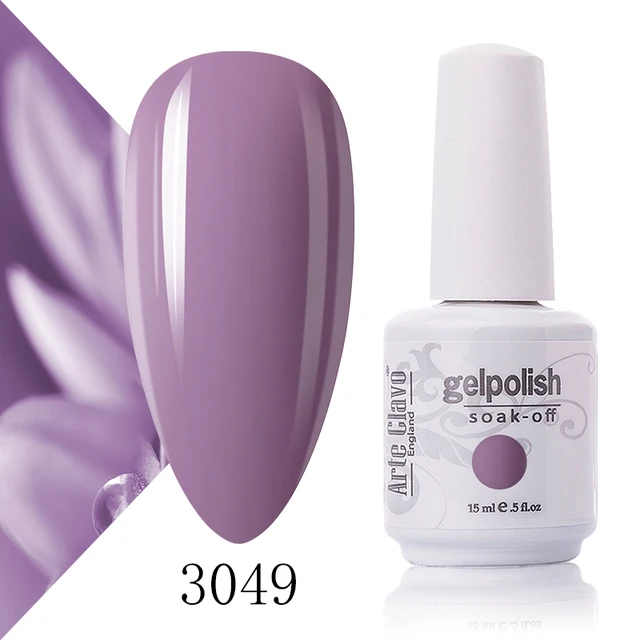 Arte Clavo 131 Colors Gel Polish Nail Gel Varnish Paint Semi Permanent Nails Art Gel Nail Polish For Manicure Top Coat Base Coat 3049