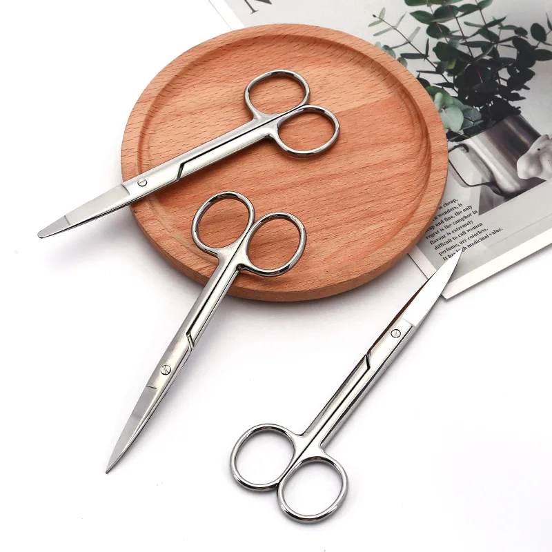 Medical Surgical Scissors Steel Small Nail Tools Eyebrow Nose Hair Cut Manicure Makeup Professional Beauty Accessories Cutter