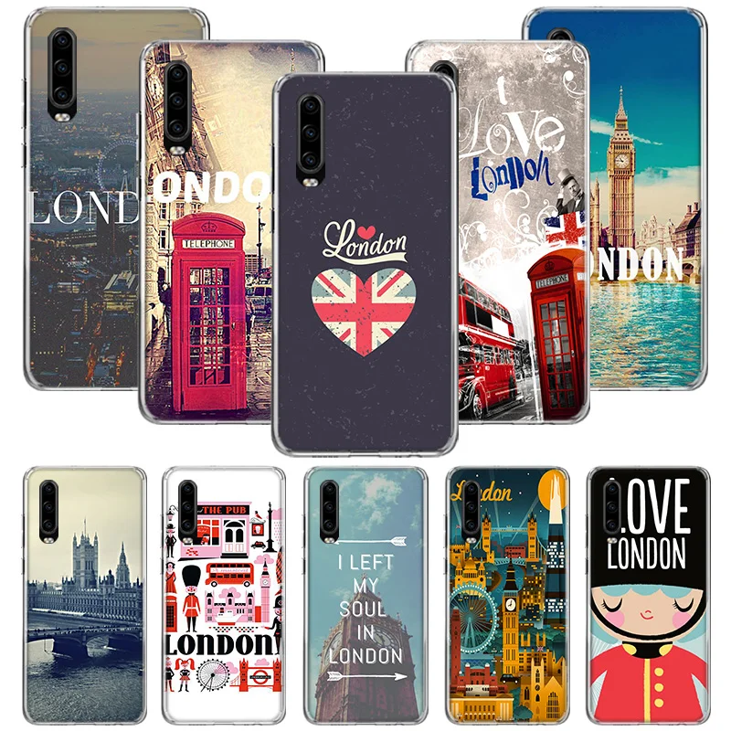 Лондонский чехол для Huawei P40 P30 P20 P10 Mate 30 20 10 Pro Lite P Smart Plus + Z телефона|Бамперы| |