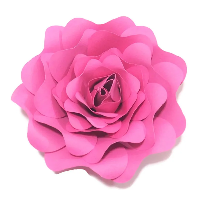 2018 Сделай Сам 6 шт микс гигантская бумага Роза 4 листья Флорес искусственно Флер