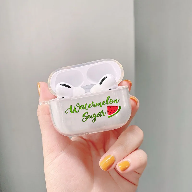 Мягкий силиконовый прозрачный чехол для наушников AirPods Pro 3 в стиле Гарри Love On Tour