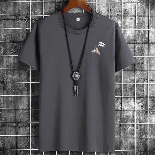 Nova Camiseta Masculina Moda 2021, Perfeita para Esportes e Estilo Casual 4 Nova Camiseta Masculina Moda 2021