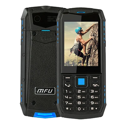 Blue Водонепроницаемые сотовые телефоны MFU A903S 3g IP68 противоударные мобильные телефоны 2," 2700 мАч двойная камера Две sim-карты FM фонарик GPRS SOS - Цвет: Blue