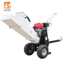 Gasoline Wood Branch Shredder forest master wood chipper 15Hp  Wood Chipper Shredder