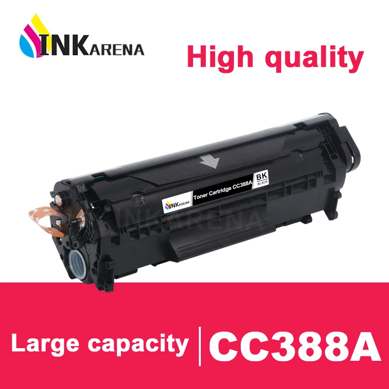 

INKARENA CC388A Compatible Toner Cartridge For HP388A 88A Black For HP LaserJet P1007 P1008 P1106 P1108 M1136 M1213nf M1216nfh