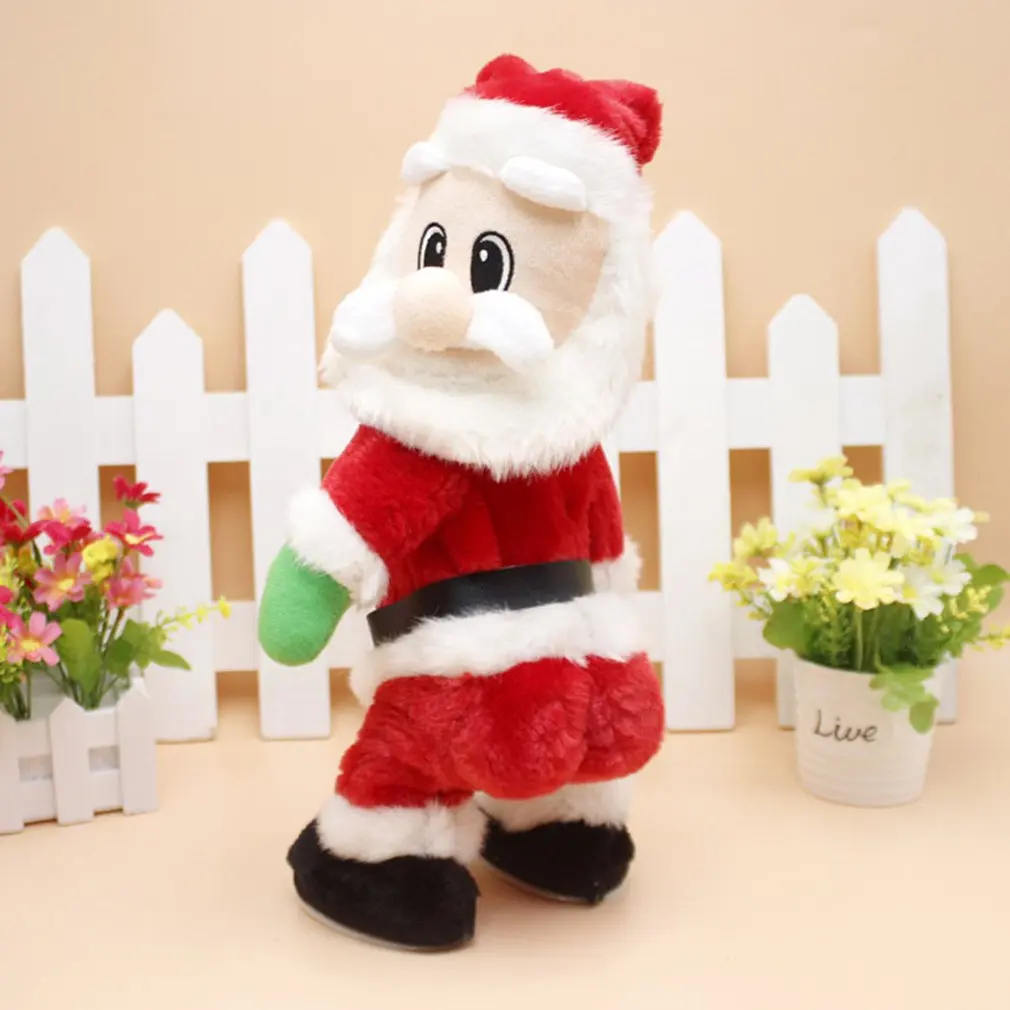 Christmas New Gift Dancing Electric Musical Toy Santa Claus Doll Twerking Singing Christmas Decoration for home 1 Christmas New Gift Dancing Electric Musical Toy Santa Claus Doll Twerking Singing Christmas Decoration for home 5