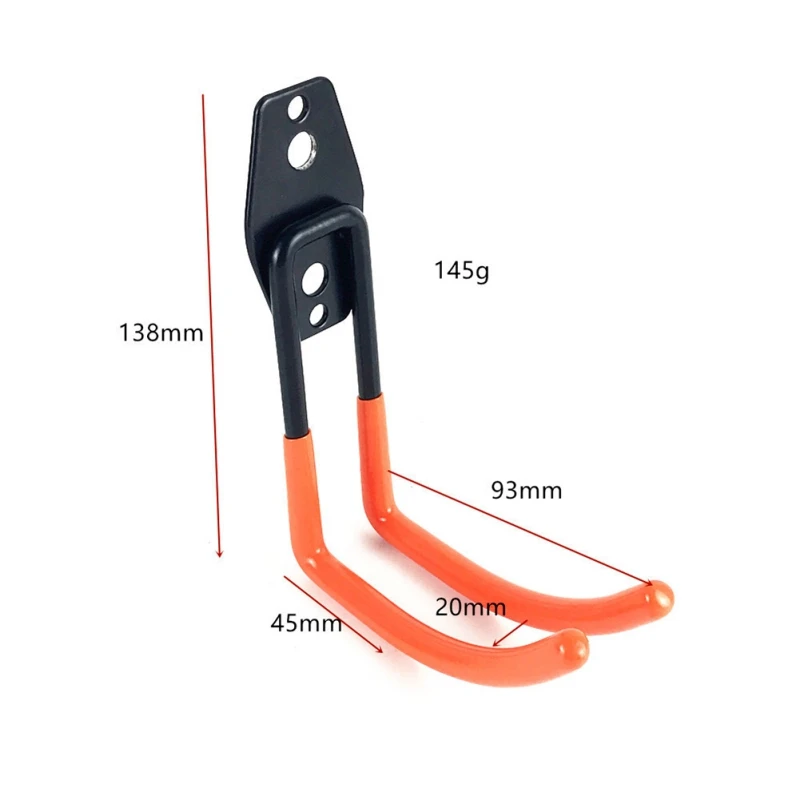 Складское хранилище, тяжелый крюк, многофункциональные электроинструменты, настенный крючок, Легкое крепление, держатель для хранения гаража, двойные кухонные аксессуары