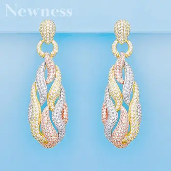 

Newness Famous Micky Charms Trendy Women Earrings Cubic Zircon Drop Earring For Women Wedding Party Accessories