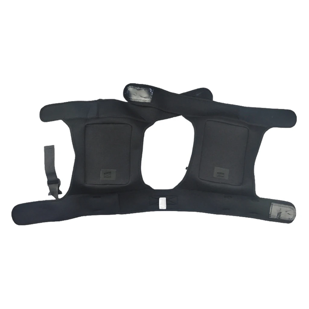 Mens Wetsuit Short Pants Stretch Shorts with Pockets and Quick Release Buckle Adjustable Waist Belt Swimming Diving Shorts