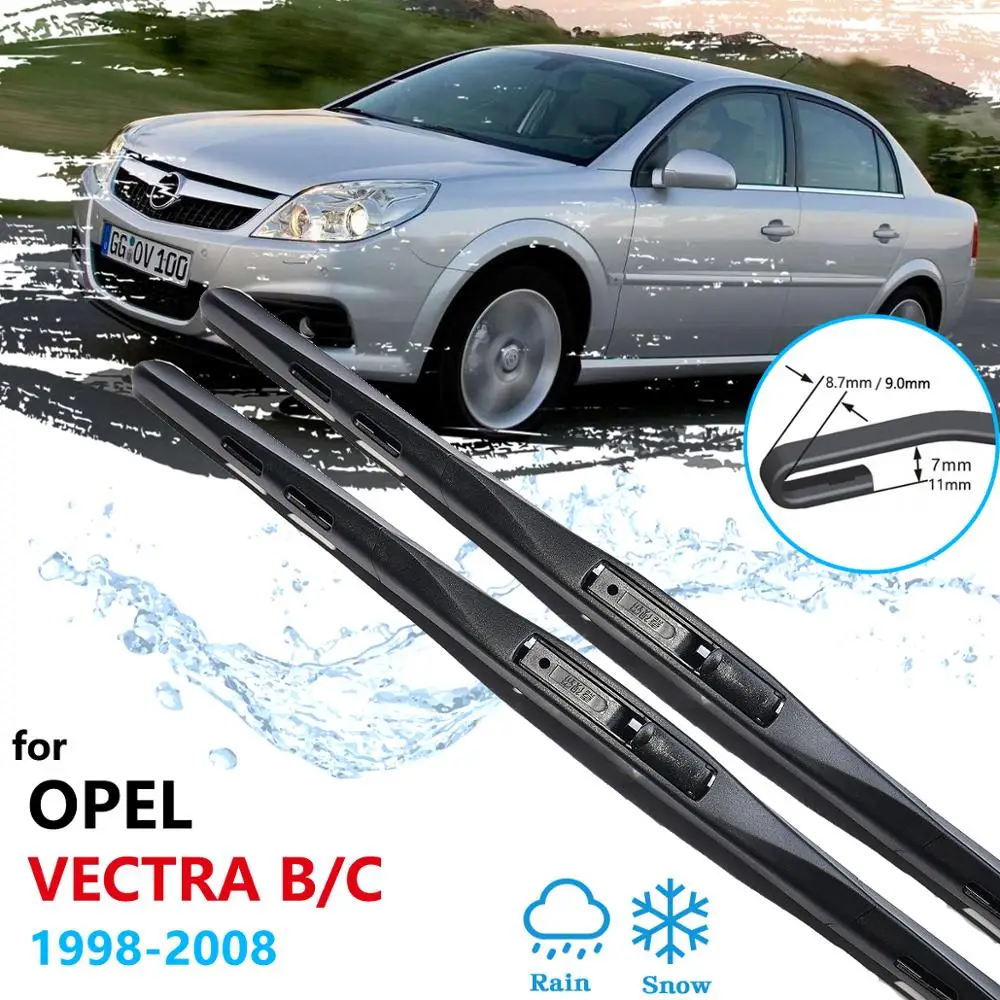 for Vauxhall Opel Vectra B C 1998-2008 Car Wiper Blades Windscreen Windshield Accessories 2000 2002 2003 2004 2005 2006 2007 | Автомобили