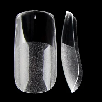 

Gel Press on Nail Tips No Frosted Inside Soak off Medium Square Shape Box Package