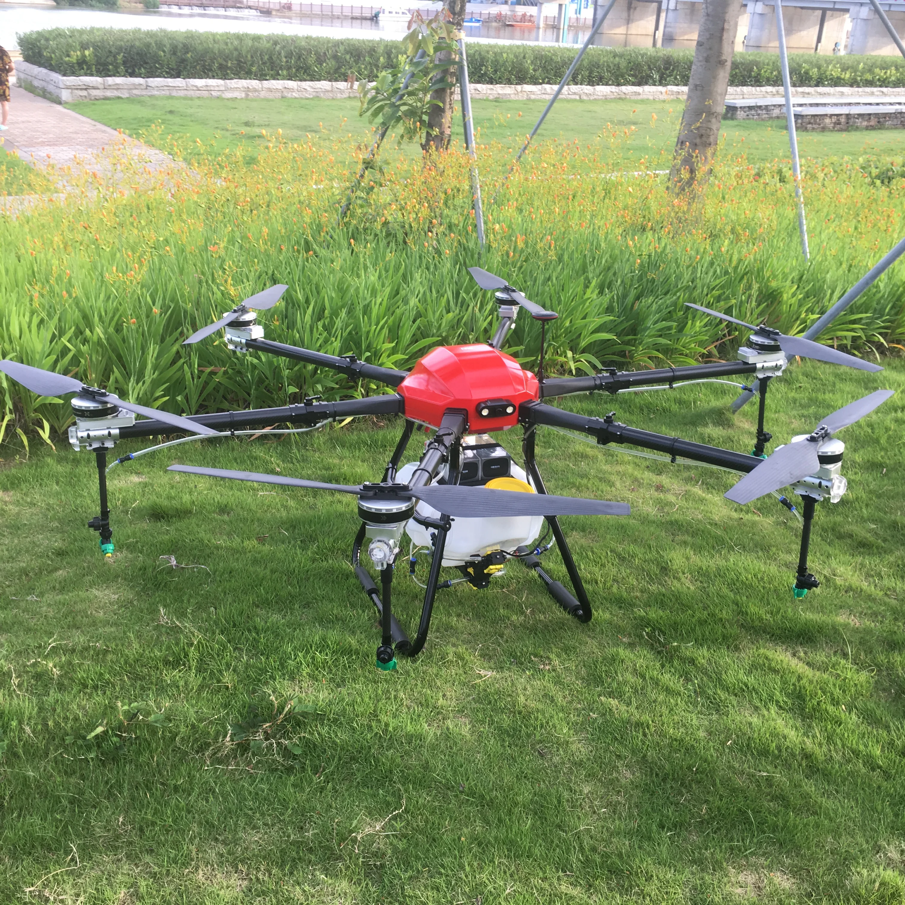 

Aerops Agricultural Plant Spray Protection Drone Machine 1850mm Wheelbase UAV 20L 25L/KG Medicine Tank Six Axis